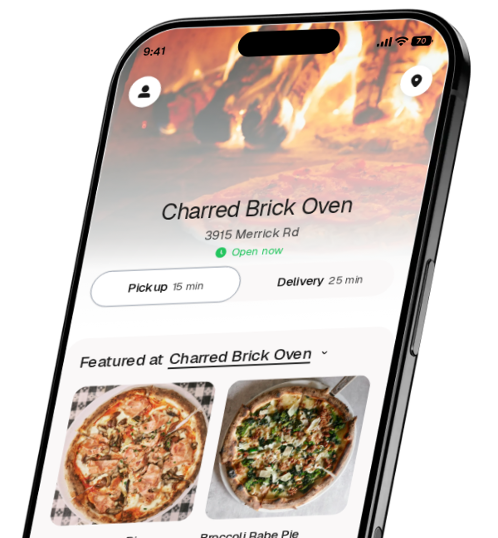 Charred Brick Oven app preview