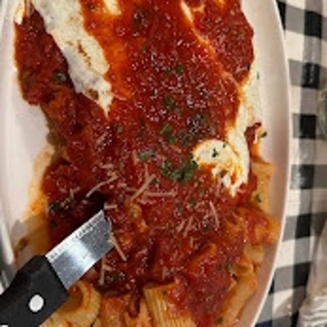 Chicken Parmigiana.