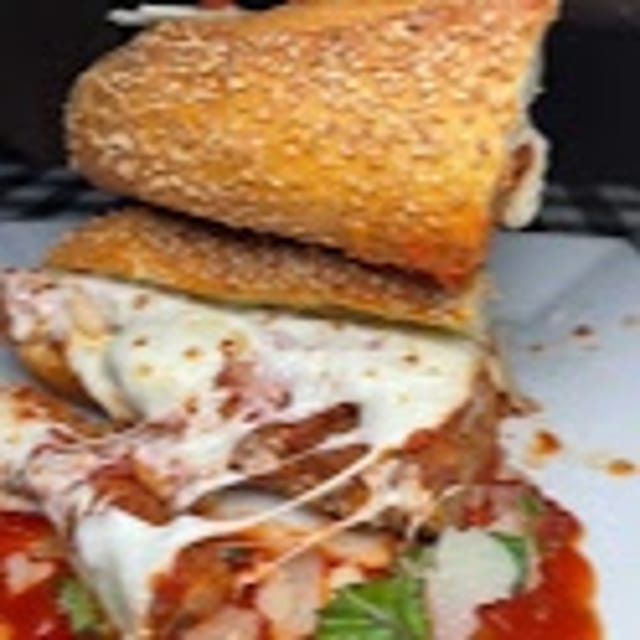 Chicken Parmigiana Hero.