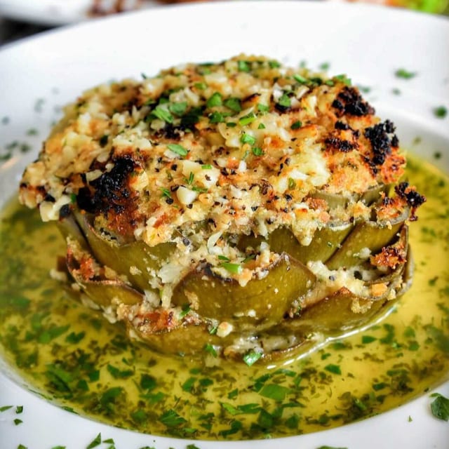 Stuffed Artichoke.