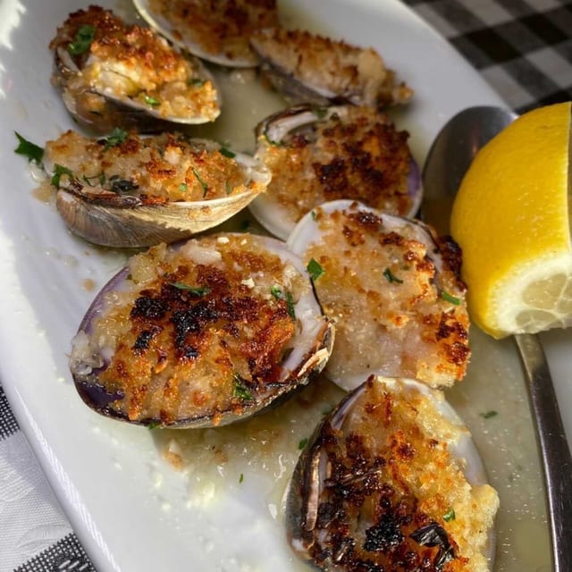 Baked Clams.