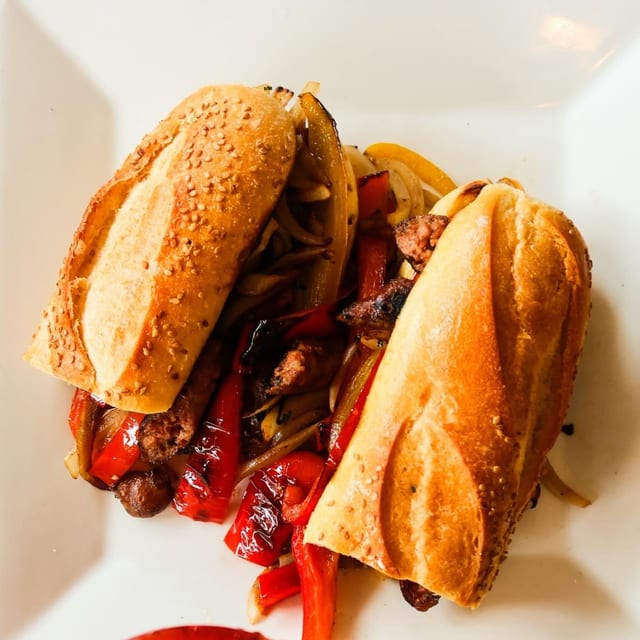 Sausage, Peppers & Onions Hero.