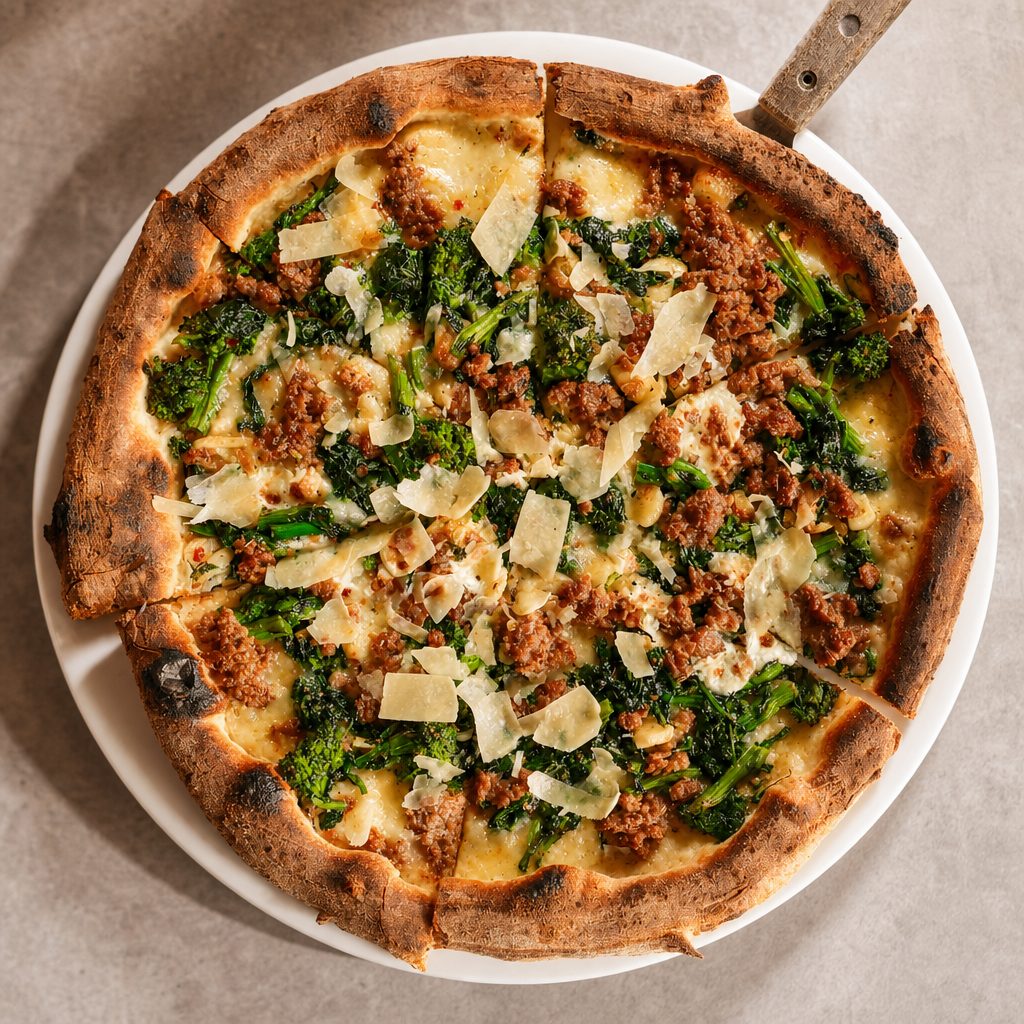 Broccoli Rabe Pie.