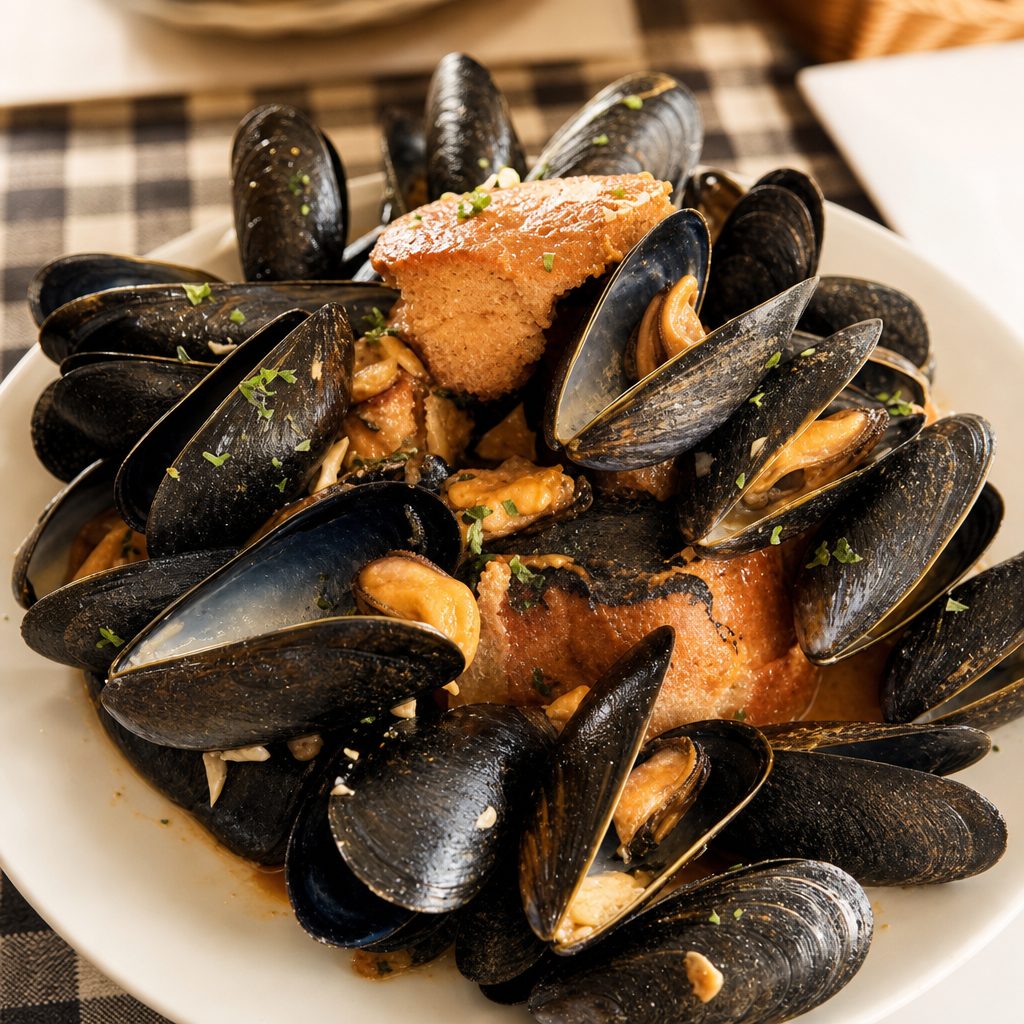 Mussels.