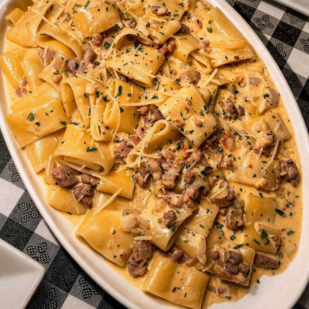 3 Little Pigs Pasta.