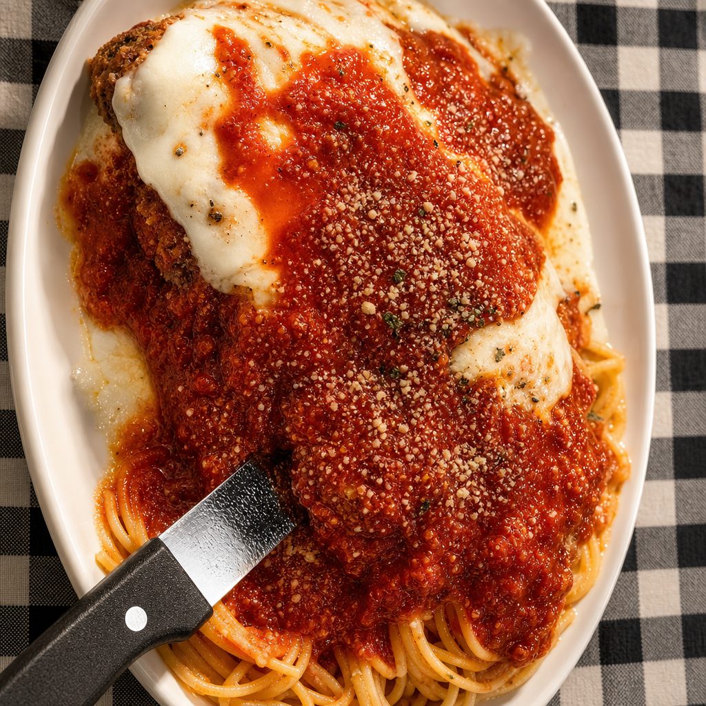 Chicken Parmigiana.