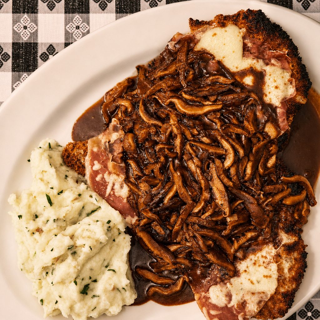 Berkshire Pork Chop Valdostana.