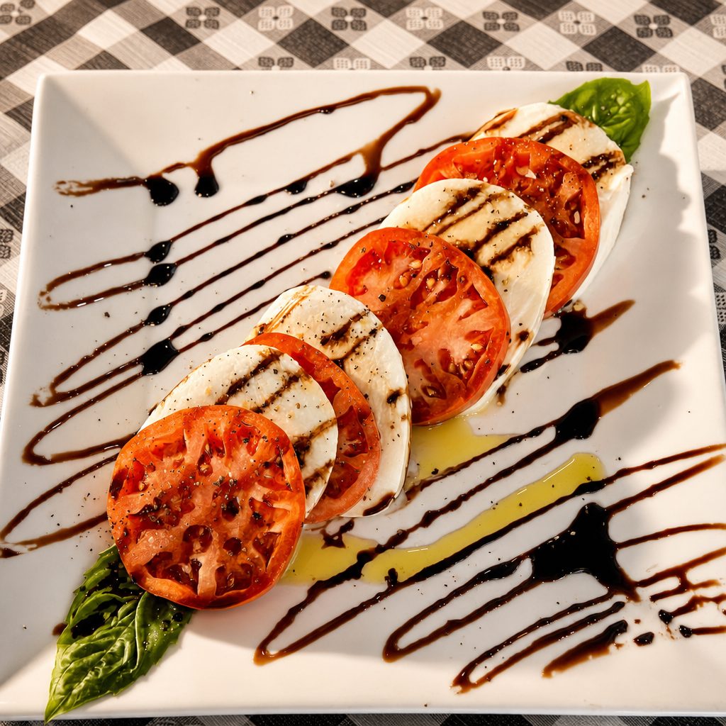 Mozzarella & Plum Tomatoes.